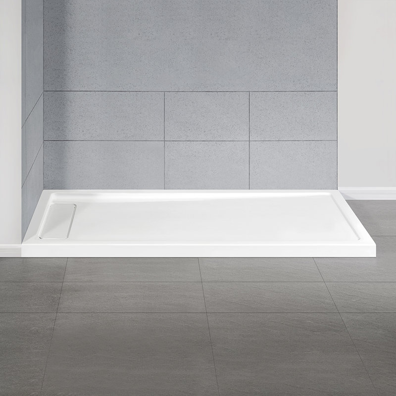 Ove Decors AntiSlip 72" x 36" Shower Base with Side